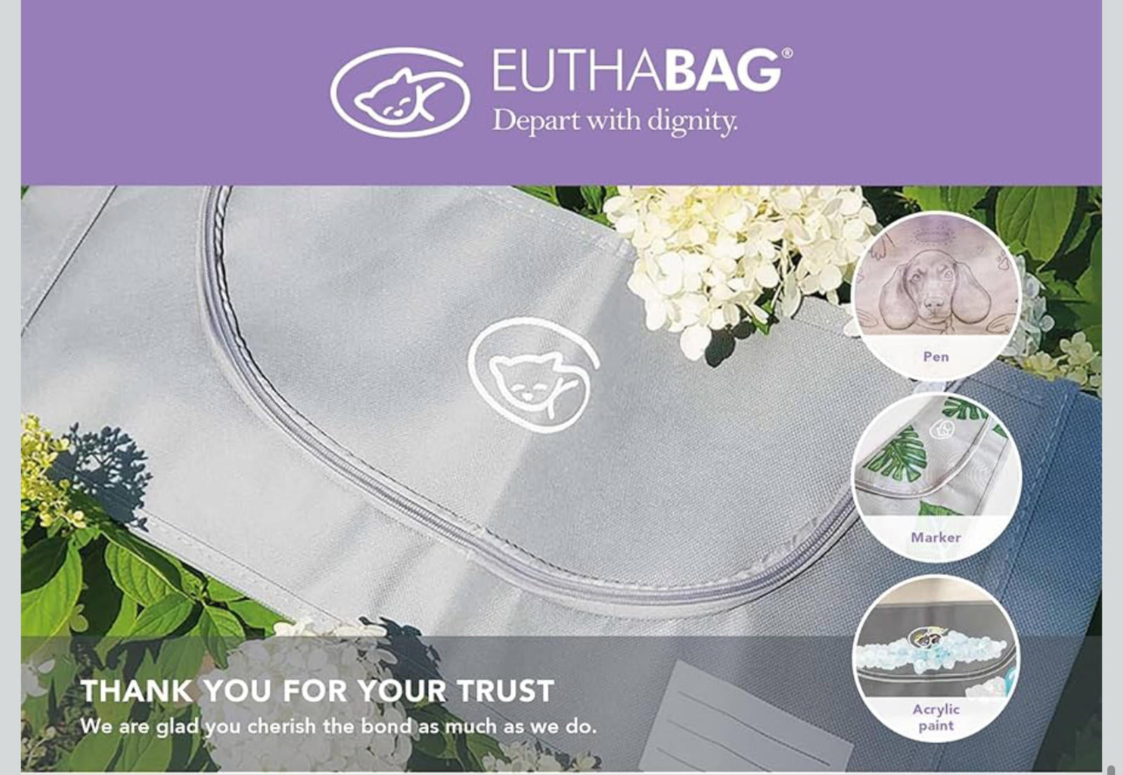 (MSRP $29.99) EUTHABAG XSmall Pet Body Bag – Veterinary Designed