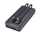 (NEW MSRP $39.99) Power Bank QC4.0+PD USB-C w/ LED Display. USB-c & iPhone cable