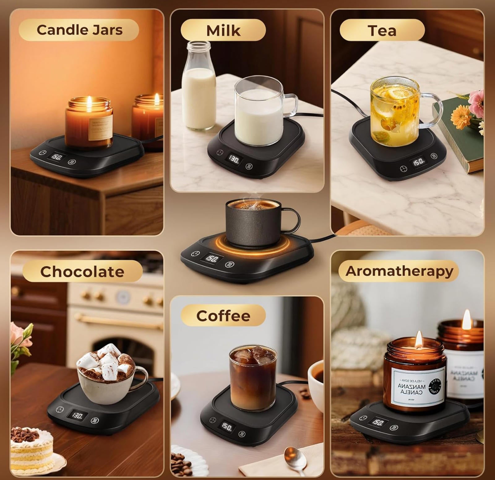 (MSRP $29.99) Electric Mug Warmer for Desk – Smart Coffee & Tea Heater ☕🔥