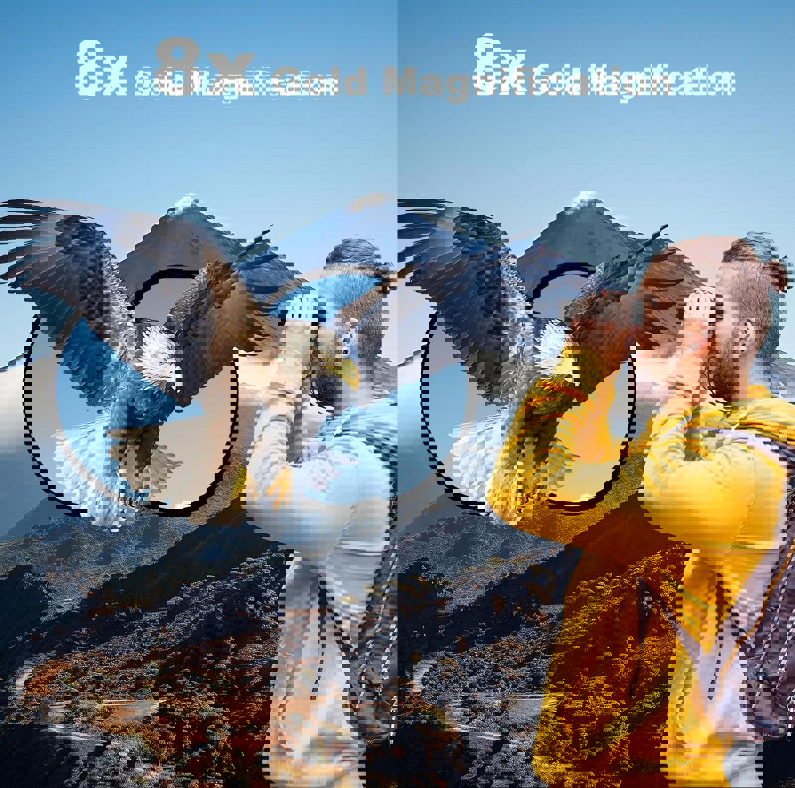 (NEW MSRP $19.99) USCAMEL 8×21 Compact Binoculars with BAK4 Prism & Easy Focus