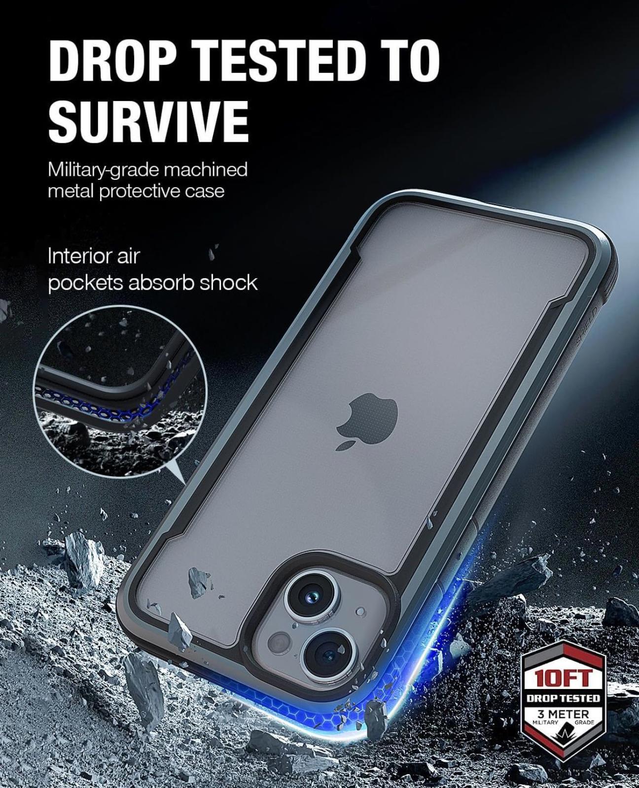 (MSRP $29.99) RAPTIC iPhone 15 Plus Case – Shockproof Military Grade Drop Tested