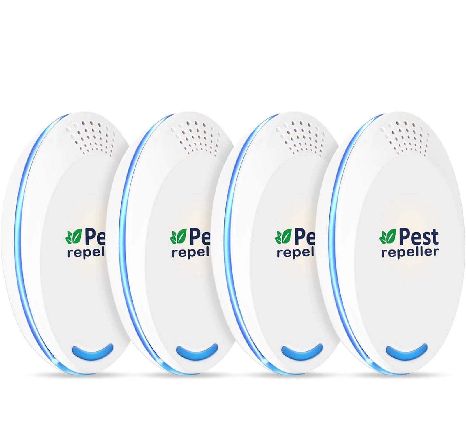 (MSRP $39.99) Ultrasonic Pest Repeller 4-Pack – Safe Indoor Plug-In for Mice,etc