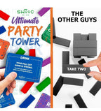 (NEW, MSRP $29.99) Ultimate Party Tower Game – 60 Blocks, 100 Commands