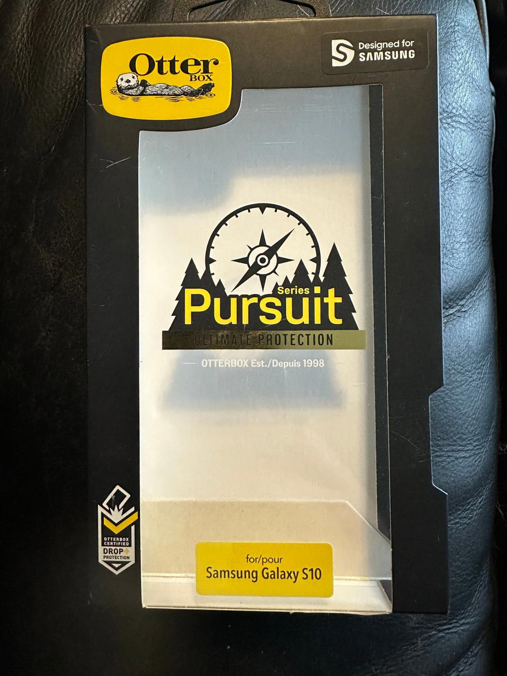 OtterBox Pursuit Series Case for Galaxy S10 (Only) - Retail Packaging - Black