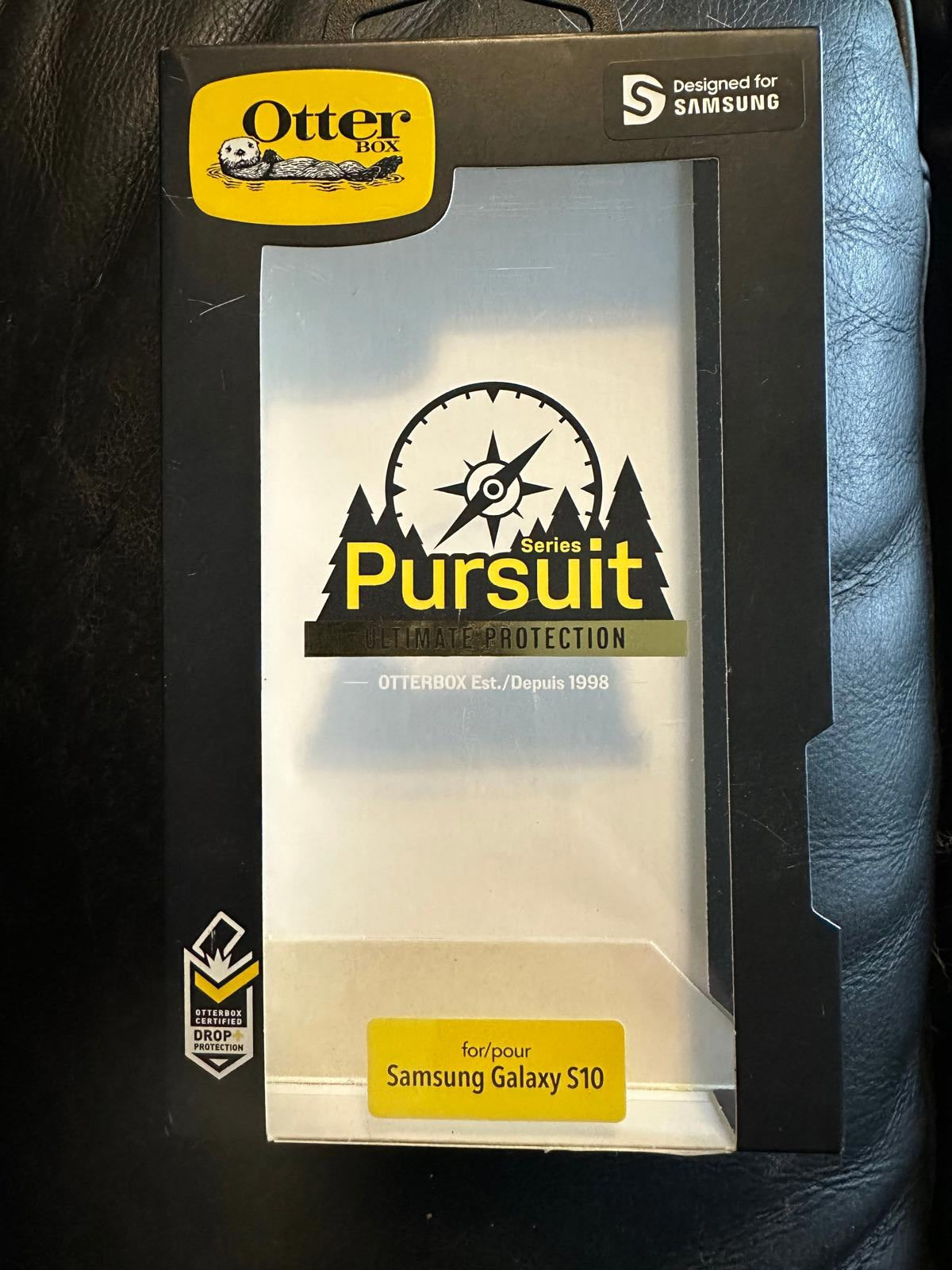 OtterBox Pursuit Series Case for Galaxy S10 (Only) - Retail Packaging - Black