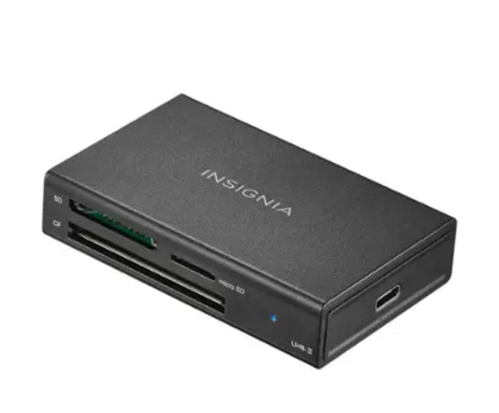 (MSRP $34.99) Insignia USB-C to SD, microSD & CompactFlash Memory Card Reader