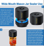(MSRP $29.99) LOVE MOMENT Cordless Mason Jar Vacuum Sealer Kit
