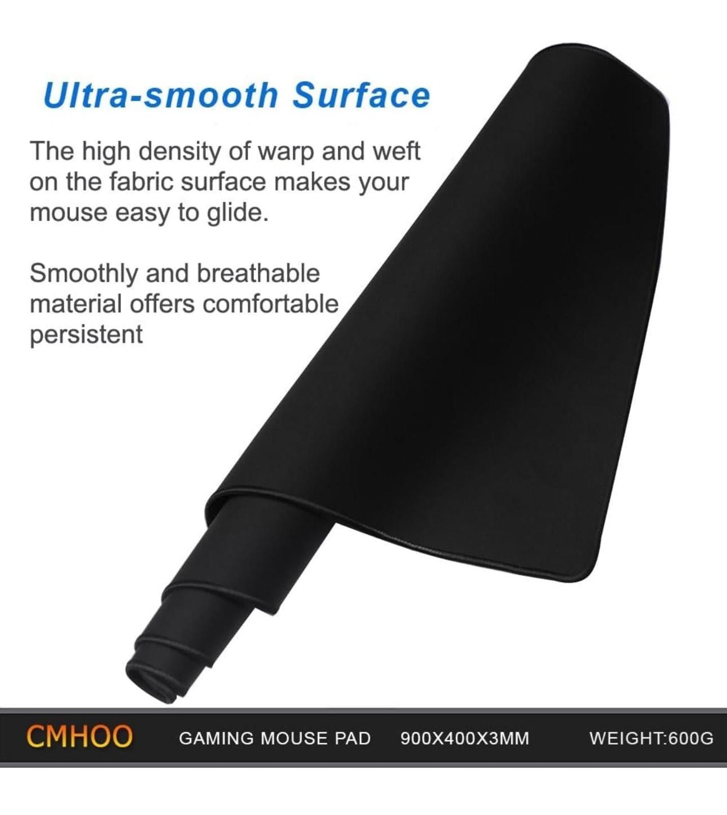 (MSRP $19.99) Cmhoo XXL Professional Large Mouse Pad & Computer Game Mouse Mat