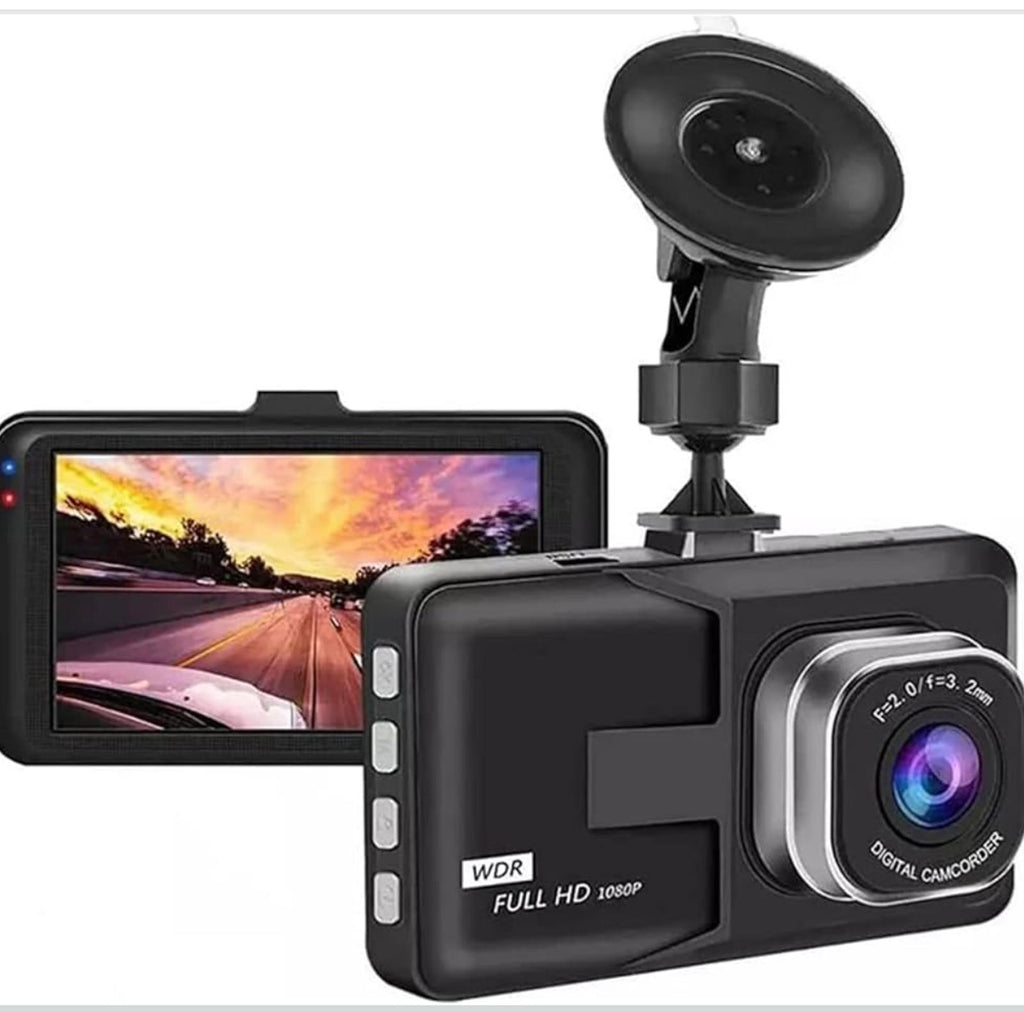 (MSRP $39.99) 3” 1080p Dash Cam 170° Wide Angle, Night Vision, G-Sensor, Loop Re