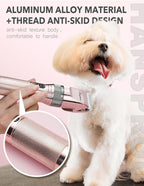 (NEW MSRP $89.95) Hansprou 36V Corded Dog Clippers, 10 Guard Combs & Brush