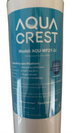 (NEW $39.99) AquaCrest AQU-WF27-2J Water Filter. Compat with Samsung,GE,Aqua