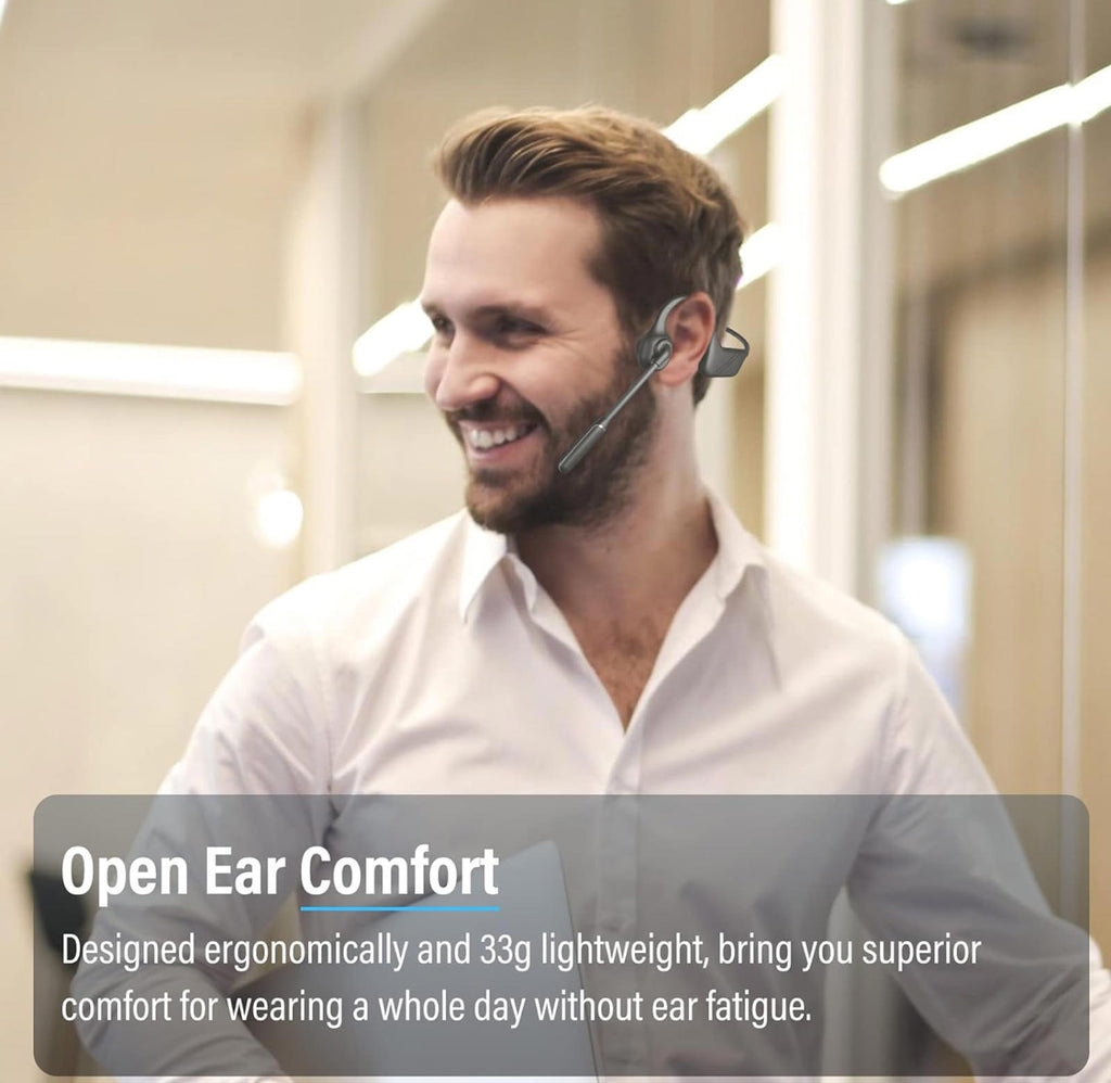 (NEW MSRP $68.99) MonoDeal DG10 Pro Bone‑Conduction Headphones – Bluetooth 5.3