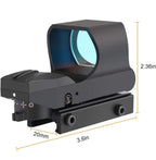 (MSRP $49.99) Feyachi RS-30 Reflex Sight, Multiple Reticle Red Dot, Picatinny