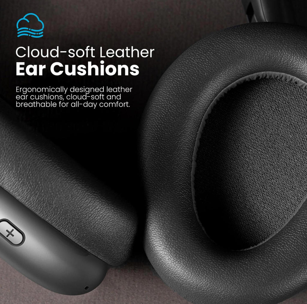 (MSRP $59.99) Wentronic Y01 Wireless Over-Ear Headphones – Noise Canceling (ANC)