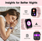 (MSRP $49.99) Smart Watch – 1.9” HD Screen, Calls, Fitness Tracking, Pink