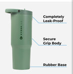 (MSRP $29.99) 20oz Stainless Steel Tumbler with StrawLeakproof, Triple Insulated