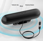 (MSRP $29.99) LXTNFU Clip-On USB Desktop Speaker – Loud, Space-Saving Soundbar
