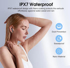 (NEW MSRP $49.99) Wireless Earbuds – Bluetooth 5.4, 40H Playtime, IP7 Waterproof