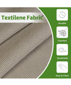 (NEW, MSRP $80) 2 outdoor Patio Chair Cushion 24 x 24 Inch Set of 2