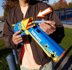 (MSRP $29.99) Nerf Fortnite Half Tone Hero Blaster – Break-Open Barrel