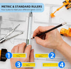 (MSRP $19.99)  6-in-1 Multitool Pen with Stylus, Level, Rulers Screwdrivers