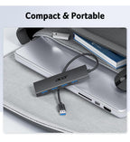 (NEW MSRP $15) Acer USB Hub 4 Ports, 4x USB 3.0 Hub, USB Splitter for Laptop