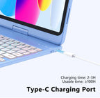 MSRP $49.99) Keyboard Case for iPad 10th Gen (10.9”)–Detachable Backlit Keyboard