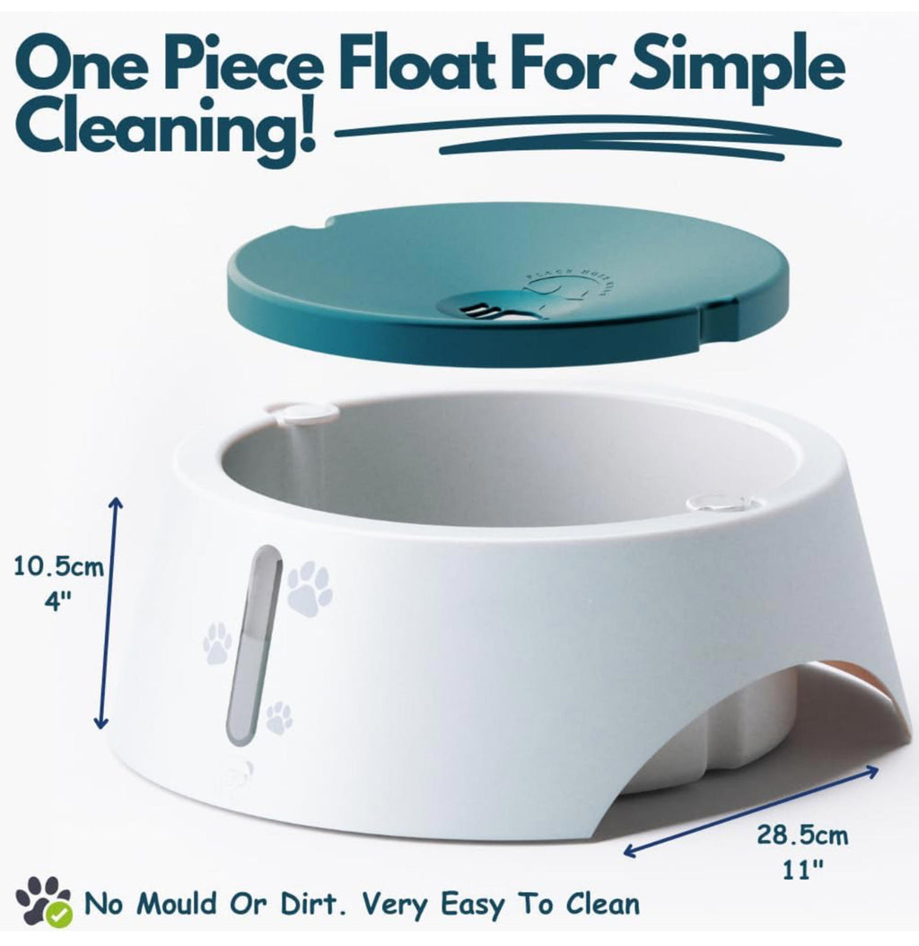 (MSRP $31.99) BARKING&MAD 2.1L No-Spill Dog Water Bowl