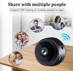 (MSRP $29.99) Mini Wi‑Fi Camera – 1080P Nanny Cam, App Control, Day/Night Vision