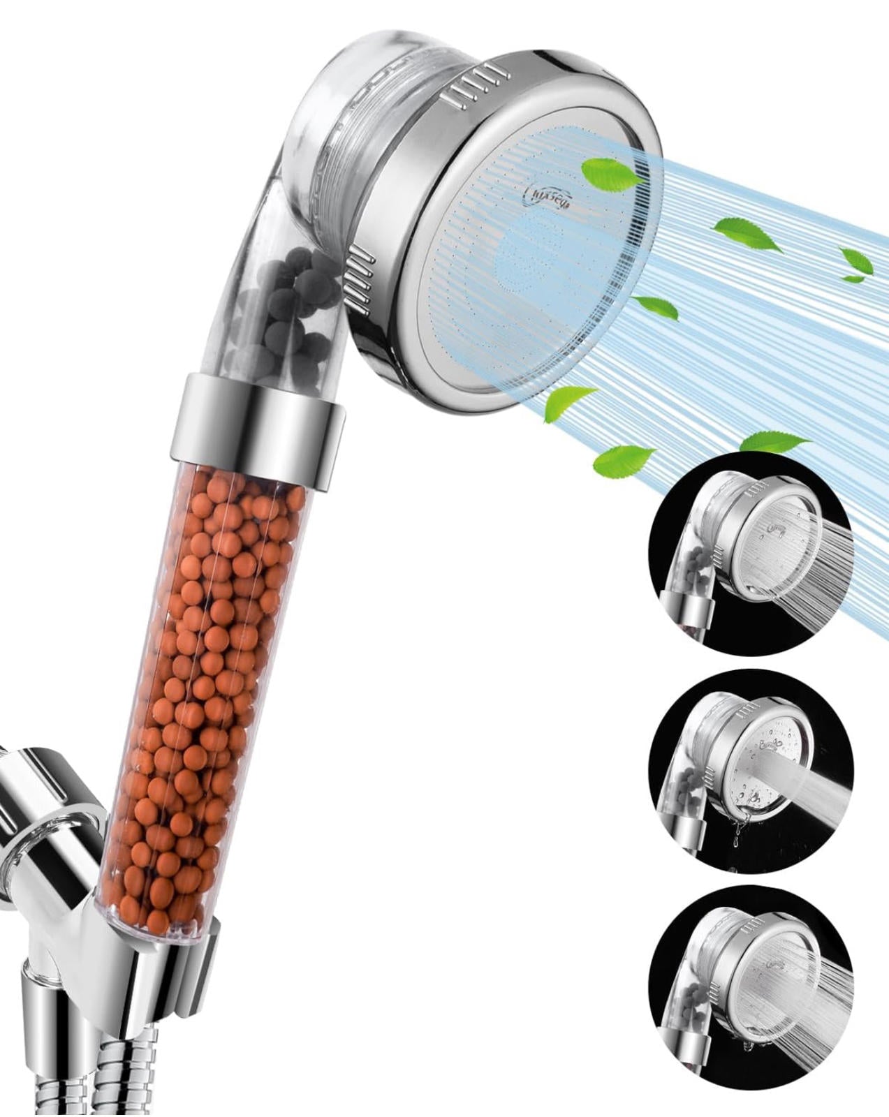 (NEW MSRP $29.98) Filtered Shower Head + Handheld Set