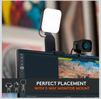 (NEW MSRP $69.99) Logitech Litra Glow Premium LED Streaming Light w/TrueSoft