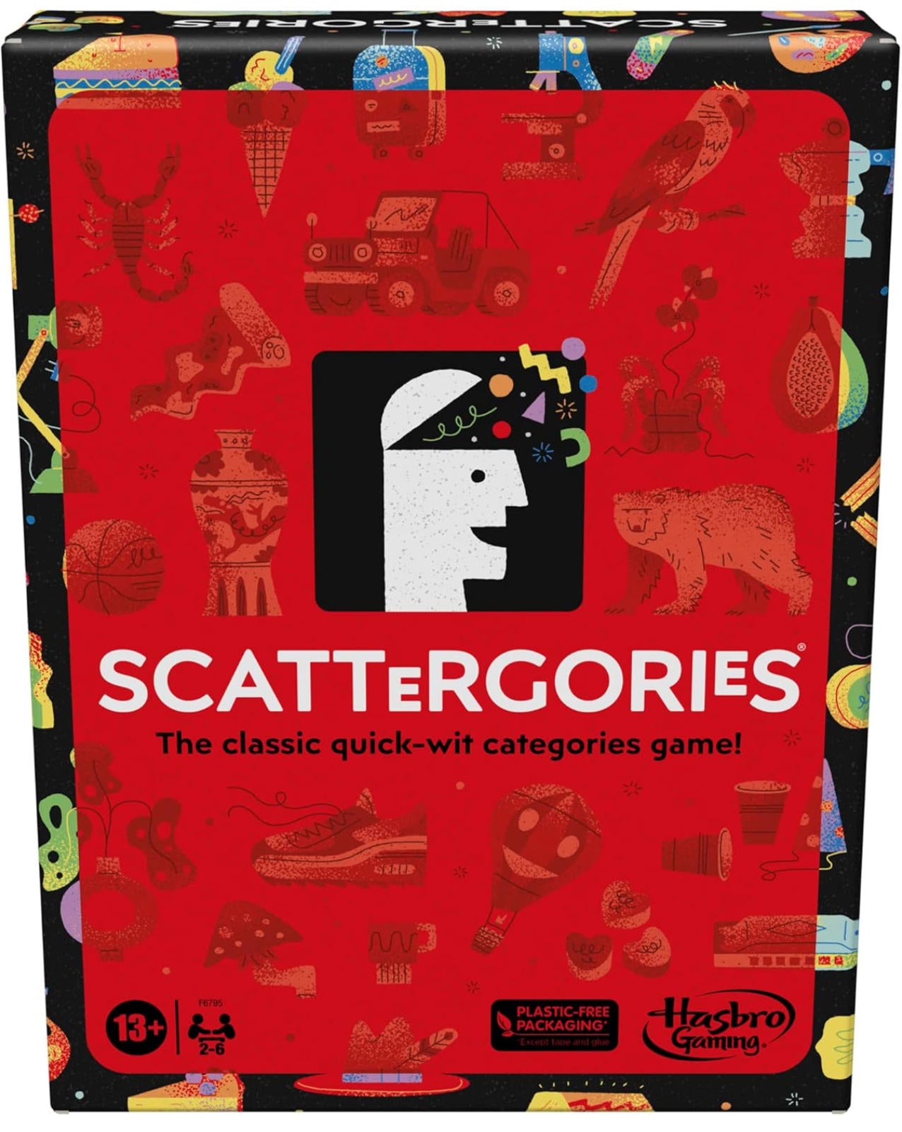 (MSRP $24.99) Hasbro Gaming Scattergories Classic Game – Party Play for 2+