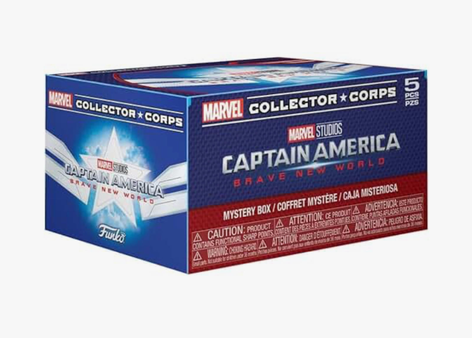 (NEW MSRP $39.99) Marvel Collector Corps – Captain America: Brave New World Box