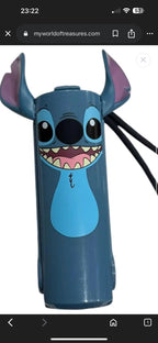 (NEW MSRP $33.99) Disney World of Treasure Stitch Portable Light up 3D fan