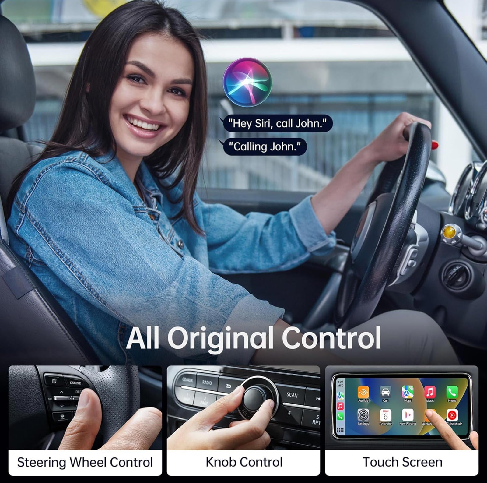 (MSRP $49.99) Wireless CarPlay Adapter – Plug & Play, Zero Latency
