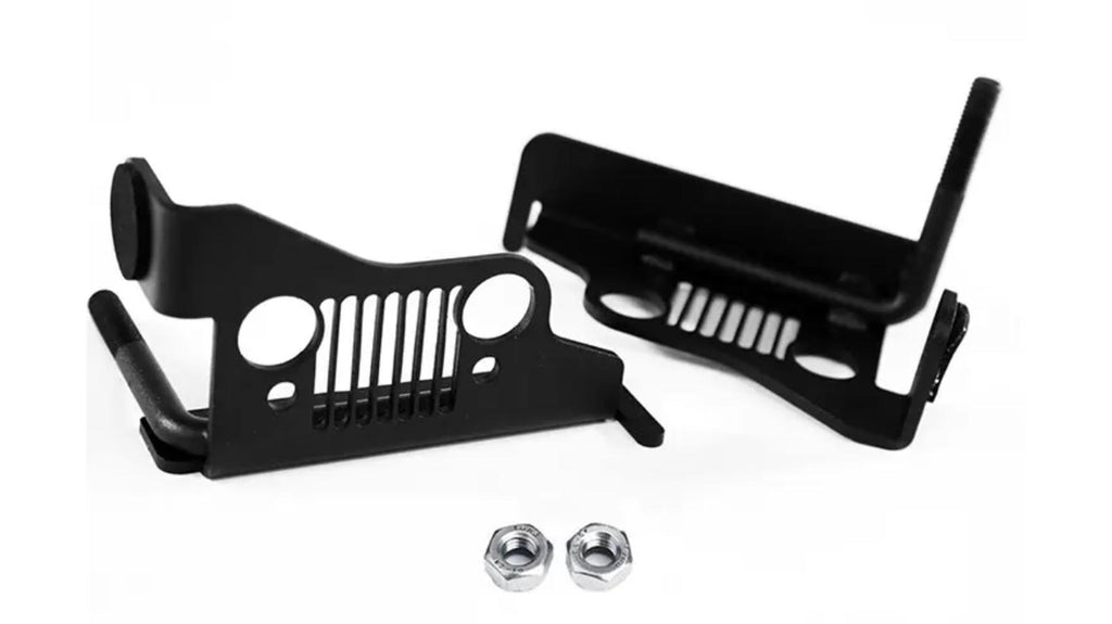 ( MSRP $44.99) Jeep Wrangler JK 7-Slot Grille Foot Pegs (2-Piece Set) – No Drill
