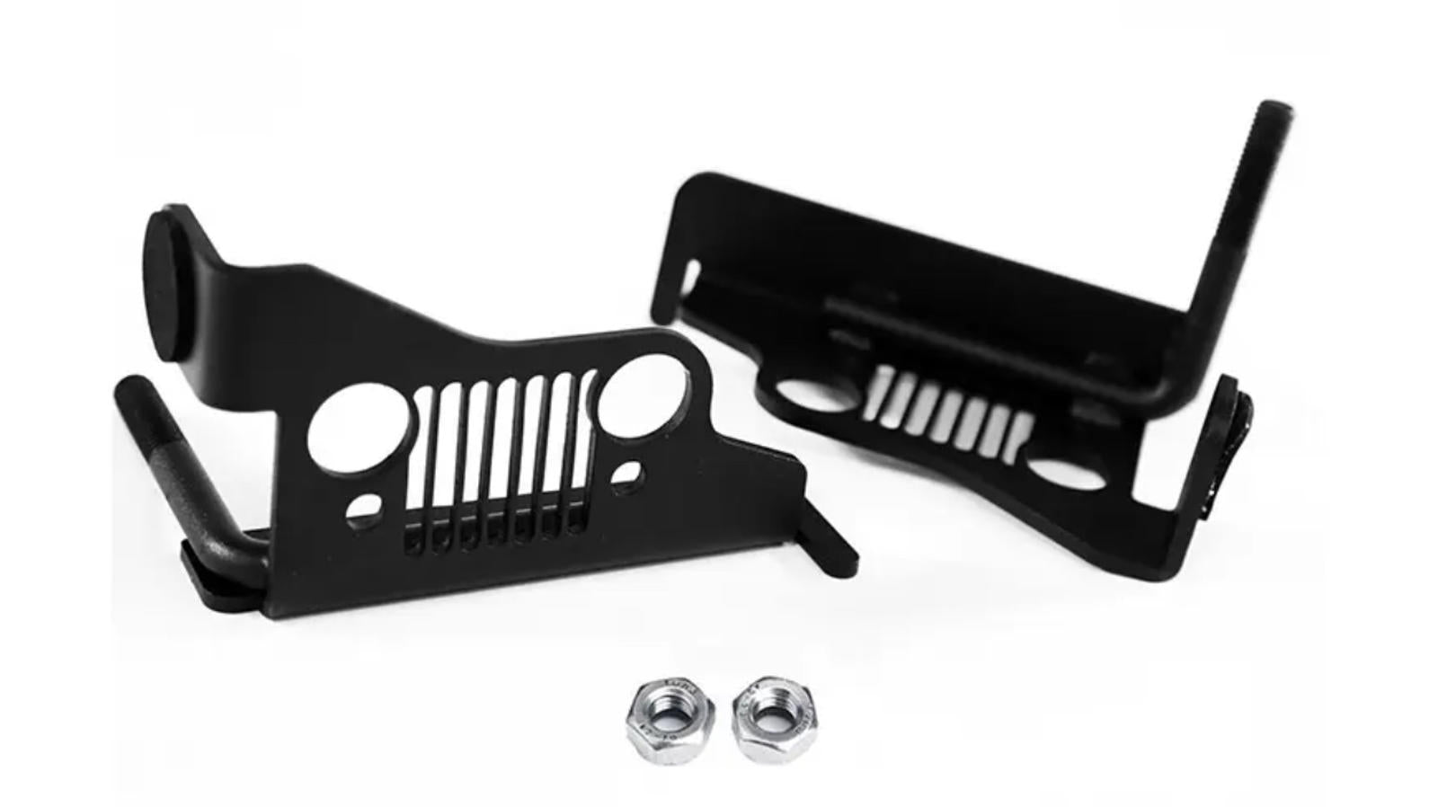 ( MSRP $44.99) Jeep Wrangler JK 7-Slot Grille Foot Pegs (2-Piece Set) – No Drill