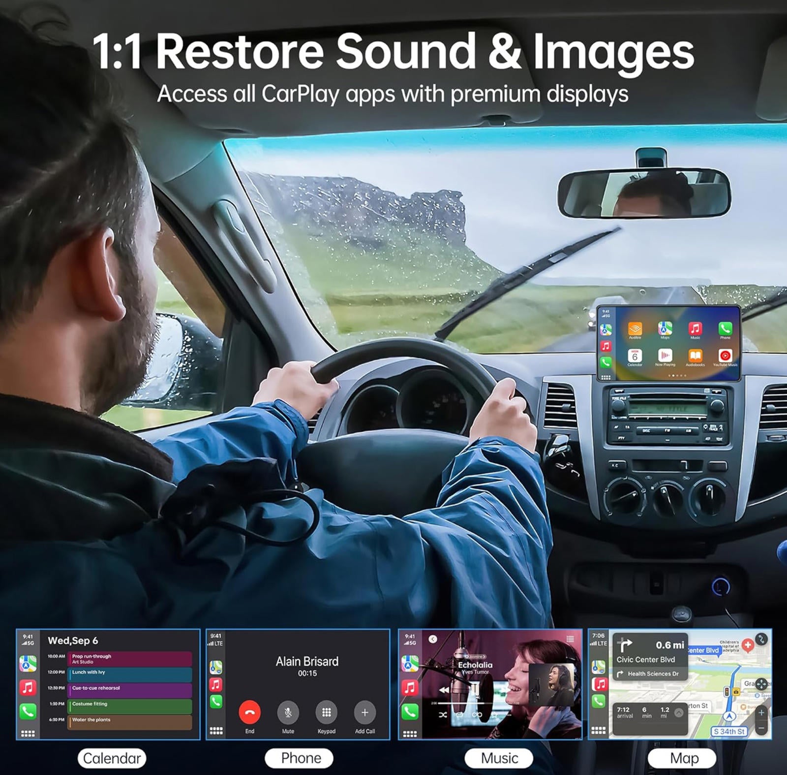 (MSRP $49.99) Wireless CarPlay Adapter – Plug & Play, Zero Latency