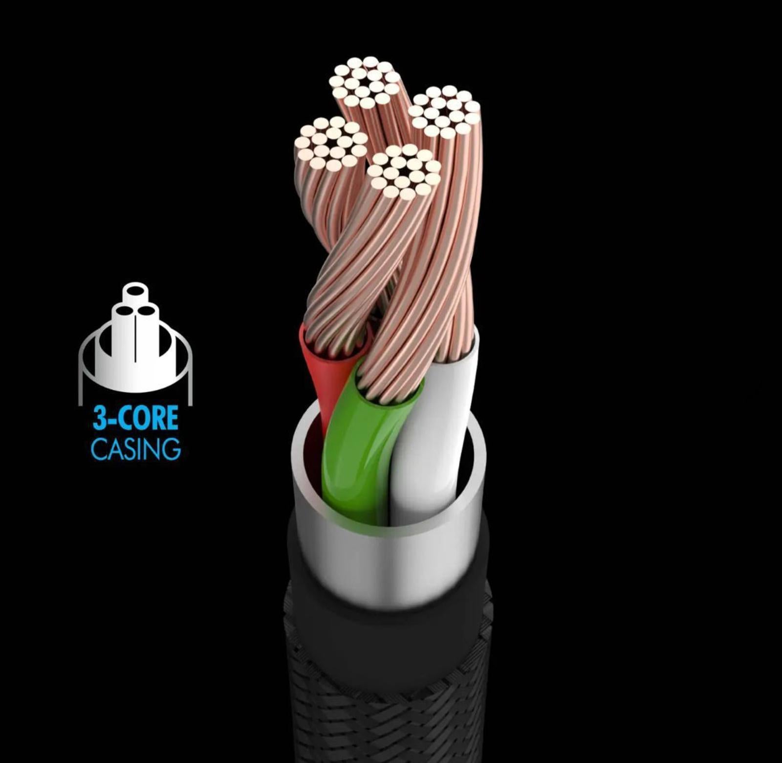 (NEW MSRP $25) PWRSYNC 6 Ft. 3.5 Mm Aux Cable