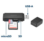 (MSRP $17.99) Insignia USB 3.0 SD + microSD Memory Card Reader — Fast, Compact