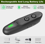 (MSRP $21.99)Ultrasonic Rechargeable Dog Bark Control Device,Handheld, LED Alert