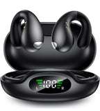 (MSRP $38.99) Boytond Ultra Open-Ear Bone Conduction Earbuds – Clip-On, 10h Play
