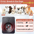 (NEW MSRP $35.99) Ultrasonic Dog Bark Deterrent Device–2 Modes, IPX4 Splashproof