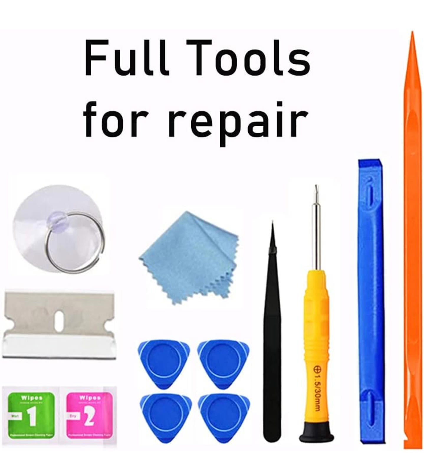 (MSRP $29.98) GoodFixer Screen Replacement Kit for iPad 9 (2021, 10.2”)
