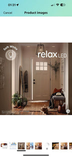 (MSRP $18.99) GE Relax HD Soft White 60W Frosted G25 LED Light Bulbs, 3-Pack