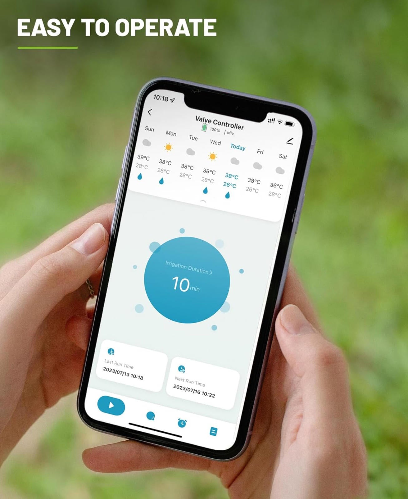 (MSRP $59.99) RAINPOINT WiFi Sprinkler Timer Smart Hose Controller w/App Control