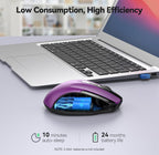 (MSRP $16.98) TECKNET Ergonomic Wireless Mouse – 2.4 GHz, 2600 DPI, 6 Buttons