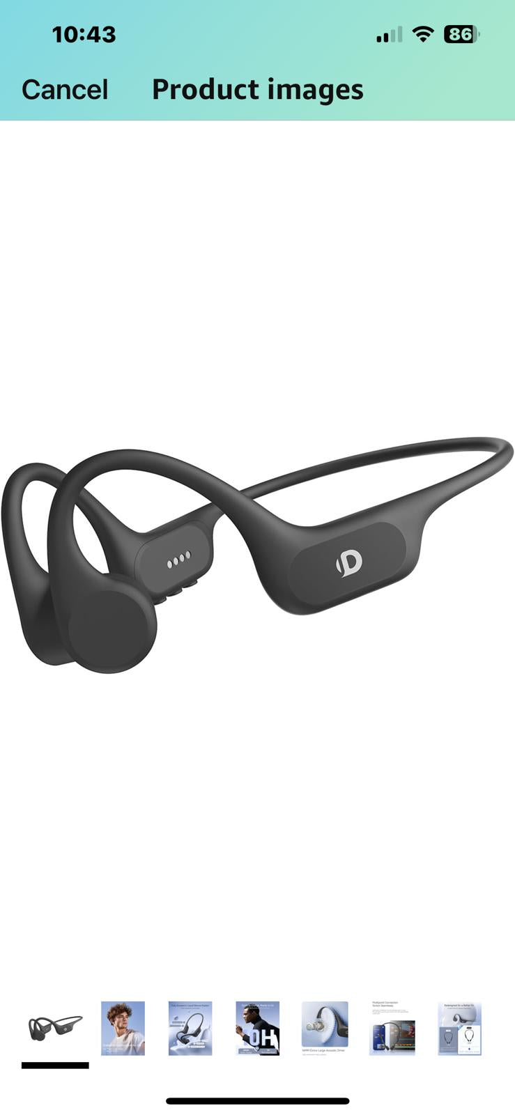 (MSRP $39.99) DEMICEA LibreRun Pro X13 Open-Ear Bone Conduction Sport Headphones