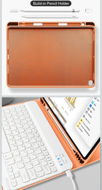 (MSRP $39.95) aoub Bluetooth Keyboard Case for iPad 10.2″ (7/8/9‑Gen)