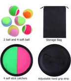 (NEW, MSRP $15.99) Aneco Toss u0026 Catch Paddle Game Set: 4 Paddles, 6 Balls